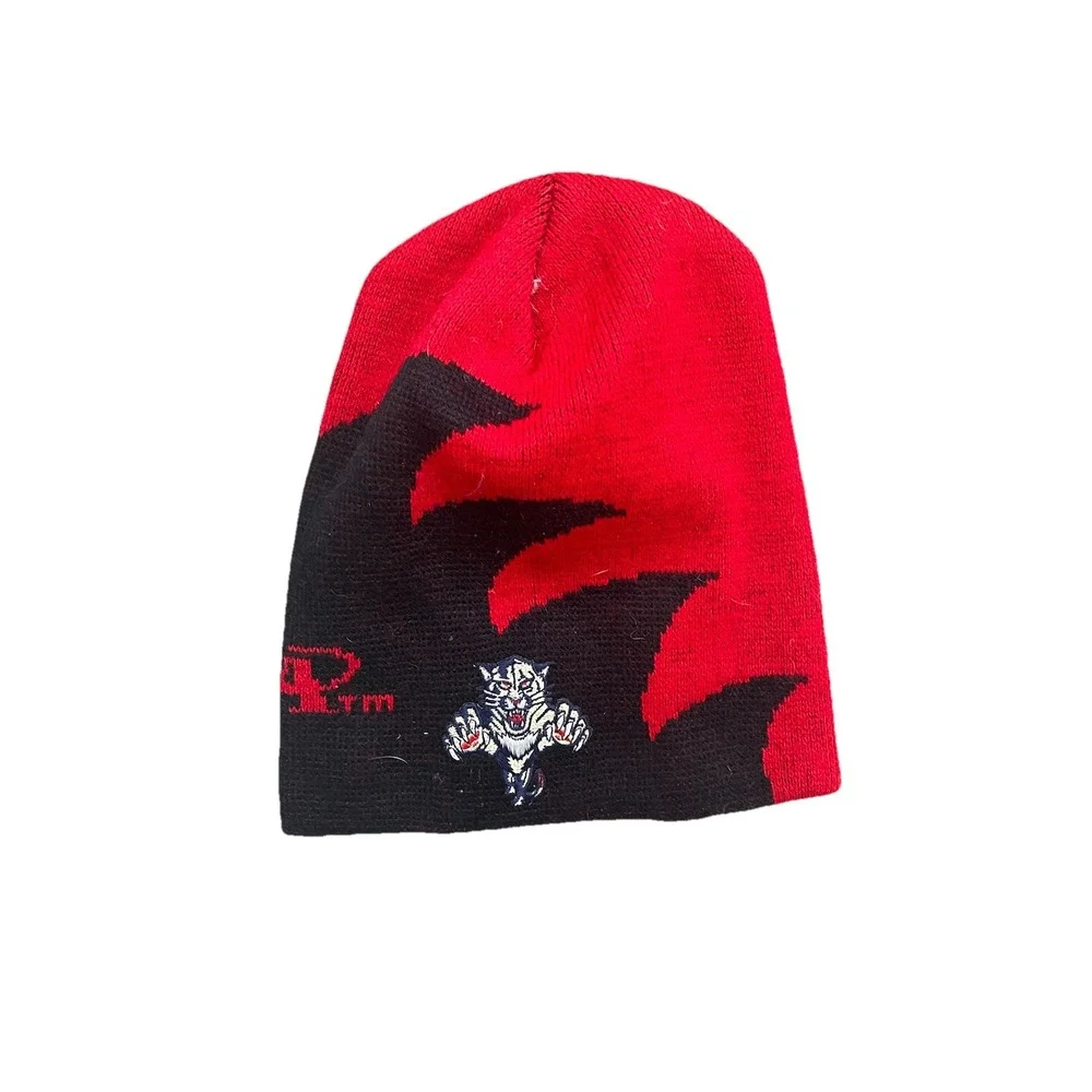 VTG 90s Logoathletic Shark tooth Florida Panthers Beanie Rare